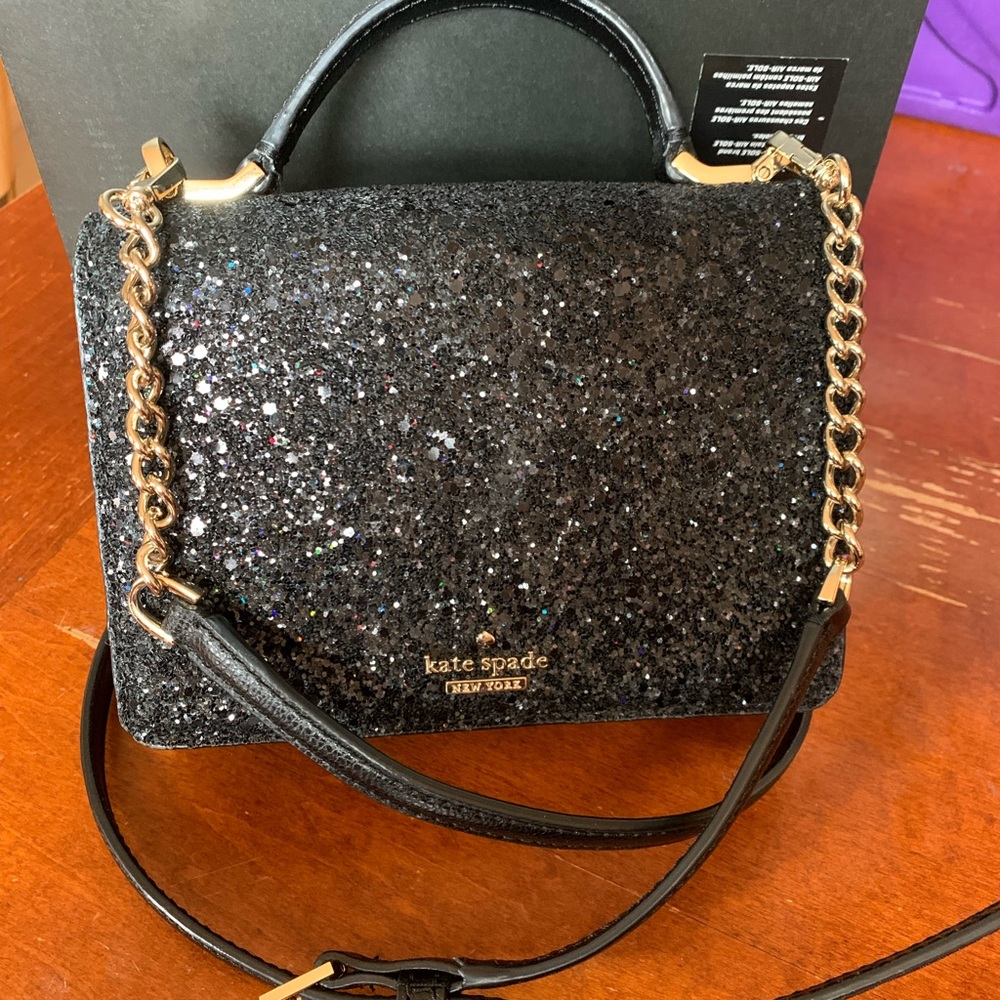 Kate Spade Laurel Way Maise Crossbody Fancy Glitter Bag
